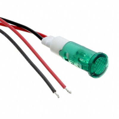 FL1P-10QW-1-G3V by Mallory Sonalert Products Inc. - LED GRN 10MM SNAP 3VAC/DC UL STK