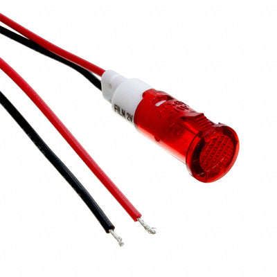 FL1P-10QW-1-R12V by Mallory Sonalert Products Inc. - LED RED 10MM SNAP 12VAC/DC UL ST
