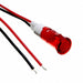 FL1P-10QW-1-R12V by Mallory Sonalert Products Inc. - LED RED 10MM SNAP 12VAC/DC UL ST