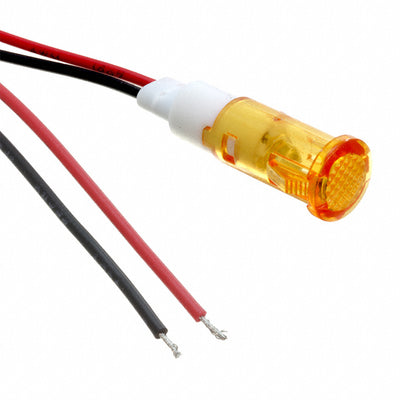 FL1P-10QW-1-Y24V by Mallory Sonalert Products Inc. - LED YEL 10MM SNAP 24VAC/DC UL ST