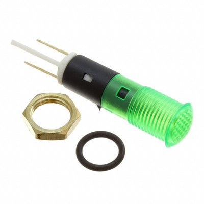 FL1P-8NJ-1-G110V by Mallory Sonalert Products Inc. - LED GRN 8MM NUT 110VAC/DC STK