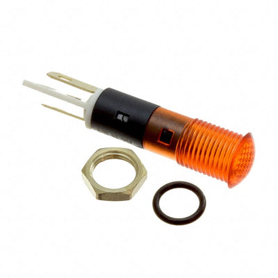 FL1P-8NJ-1-Y12V by Mallory Sonalert Products Inc. - LED YEL 8MM NUT 12VAC/DC STK