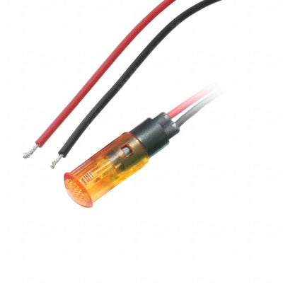 FL1P-8QW-2-Y110V by Mallory Sonalert Products Inc. - LED YEL 8MM SNAP 110VAC/DC STK