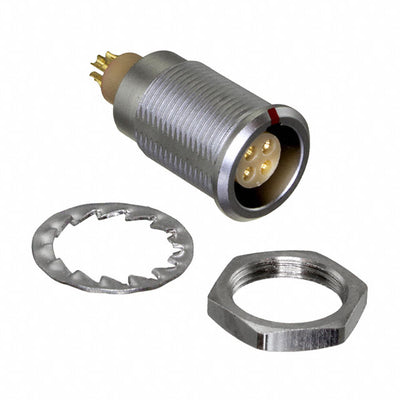 FLBB-04EGFS-GCP-001 by Amphenol LTW - CONNECTOR RECPT FMALE 4P GOLD SLDR CUP