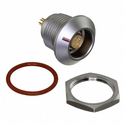 FLKB-04EGFS-GCP-001 by Amphenol LTW - CONNECTOR RECPT FMALE 4P GOLD SLDR CUP