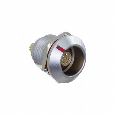 FLKC-08EGFS-GCP-001 by Amphenol LTW - CONNECTOR RECPT FMALE 8P GOLD SLDR CUP