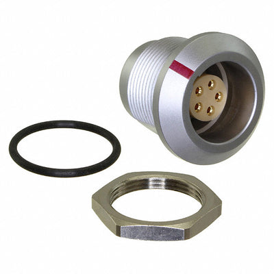 FLKD-05EGFS-GCP-001 by Amphenol LTW - CONNECTOR RECPT FMALE 5P GOLD SLDR CUP