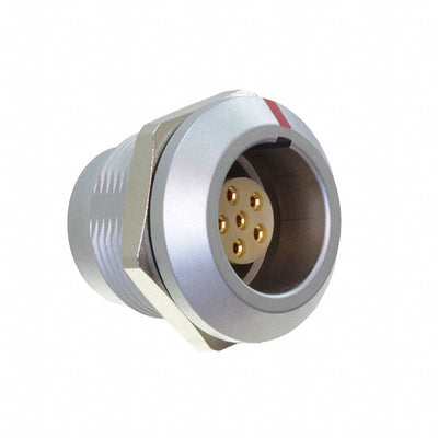 FLKD-06EGFS-GCP-001 by Amphenol LTW - CONNECTOR RECPT FMALE 6P GOLD SLDR CUP
