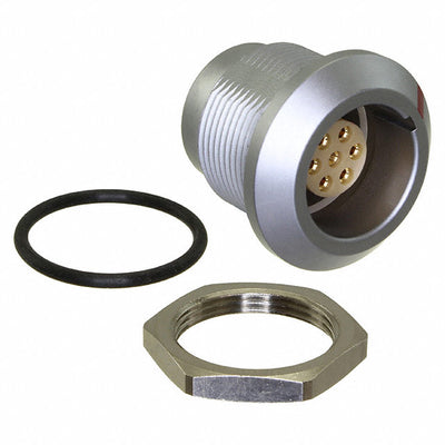 FLKD-07EGFS-GCP-001 by Amphenol LTW - CONNECTOR RECPT FMALE 7P GOLD SLDR CUP