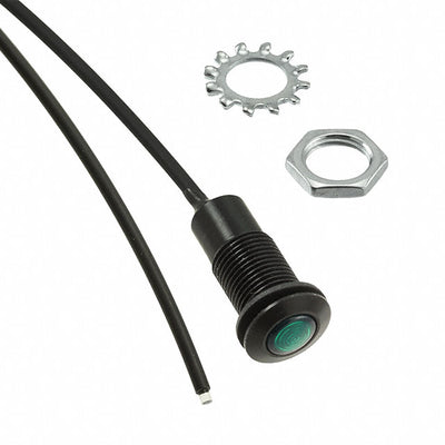 FLXR1GTP12 by Visual Communications Company - VCC - RUGGD FLEX LIGHTPIPE BLK 12"" GRN