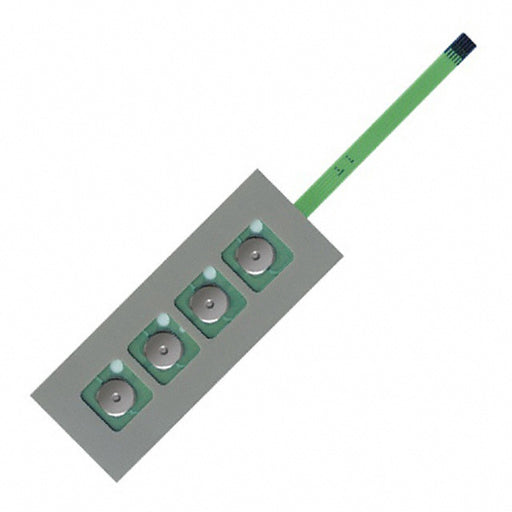 FMBN04BE by NKK Switches - SWITCH KEYPAD 4 KEY 0.02A 24V