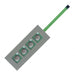 FMBN04BE by NKK Switches - SWITCH KEYPAD 4 KEY 0.02A 24V