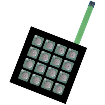FMBN16BD by NKK Switches - SWITCH KEYPAD 16 KEY 0.02A 24V