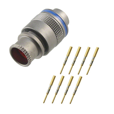 FMN.1M.308.XLCT by LEMO - CONNECTOR PLUG MALE 8POS GOLD CRIMP