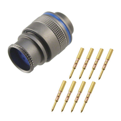 FMN.2M.308.XLCT by LEMO - CONNECTOR PLUG MALE 8POS GOLD CRIMP