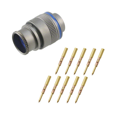 FMN.2M.310.XLCT by LEMO - CONNECTOR PLUG MALE 10POS GOLD CRIMP