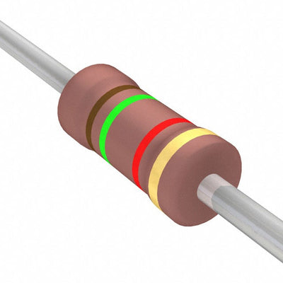 FMP100JR-52-1K5 by YAGEO - RESISTOR 1.5K OHM 5% 1W AXIAL