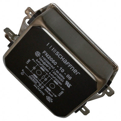 FN2060-10-06 by Schaffner EMC Inc. - LINE FILTER 250VAC 10A CHASS MNT