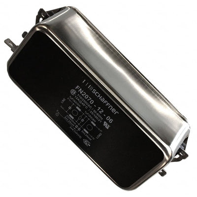 FN2070-12-06 by Schaffner EMC Inc. - LINE FILTER 110/250VAC 12A CHASS