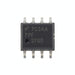 A black plastic dual in-line package (DIP) electronic component with silver metal leads, featuring white printed text including 'FPF', 'PC3AA', and '2700' on its top surface. FPF2700MX by onsemi - IC PWR SWITCH N-CHANNEL 1:1 8SO
