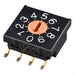 FR02FR10P-R by NKK Switches - SWITCH ROTARY DIP BCD 100MA 5V