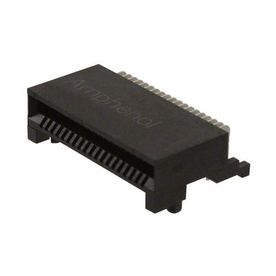 FS1-R38-3000 by Amphenol ICC (Commercial Products) - CONNECTOR QSFP RCPT 38POS SLD R/A SMD