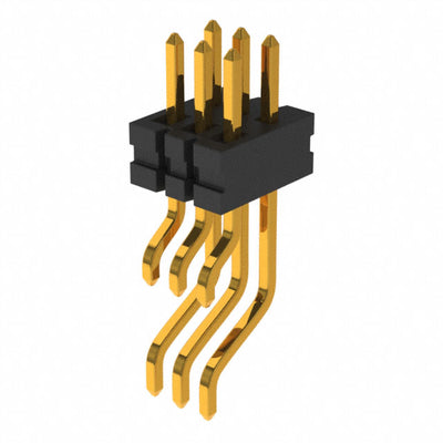 FTE-103-01-G-DH by Samtec Inc. - CONNECTOR HEADER SMD R/A 6POS 0.8MM