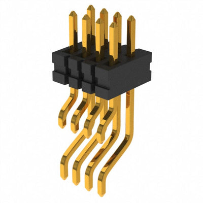FTE-104-01-G-DH by Samtec Inc. - CONNECTOR HEADER SMD R/A 8POS 0.8MM