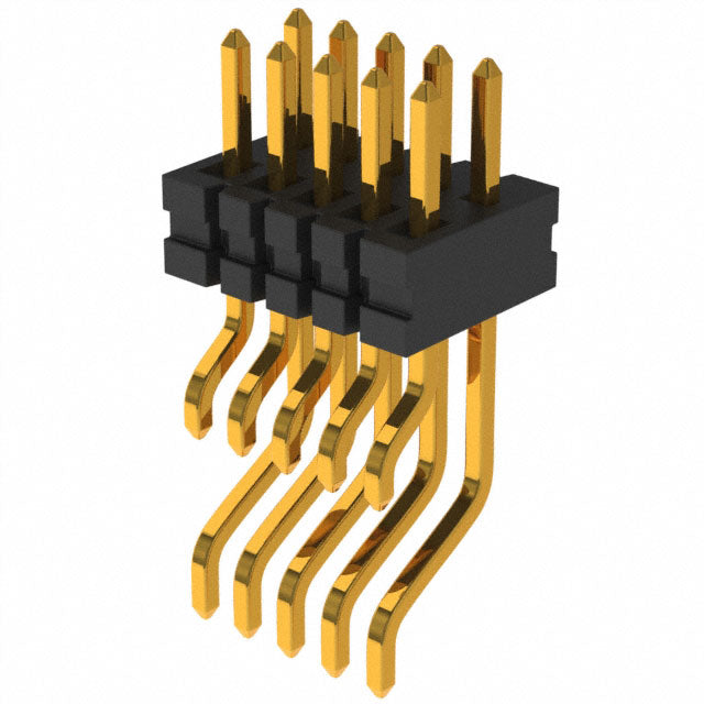 FTE-105-01-G-DH by Samtec Inc. - CONNECTOR HEADER SMD R/A 10POS 0.8MM