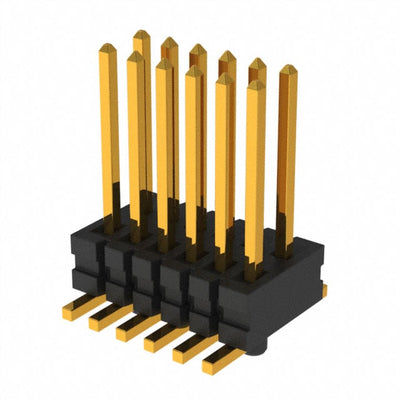 FTE-106-02-G-DV-A by Samtec Inc. - CONNECTOR HEADER SMD 12POS 0.8MM