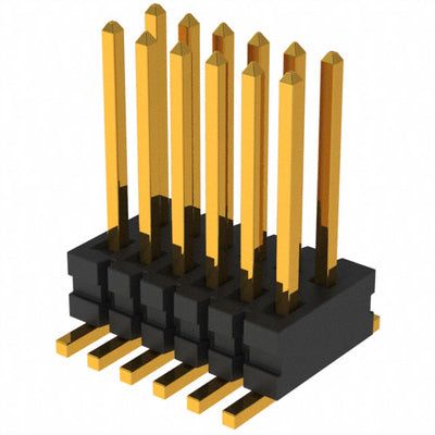 FTE-106-01-G-DV-TR by Samtec Inc. - CONNECTOR HEADER SMD 12POS 0.8MM
