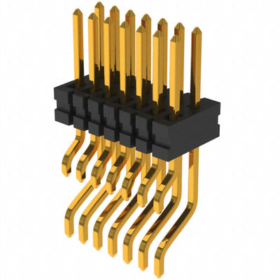 FTE-107-02-G-DH by Samtec Inc. - CONNECTOR HEADER SMD R/A 14POS 0.8MM