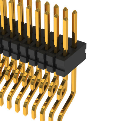 FTE-123-02-G-DH by Samtec Inc. - CONNECTOR HEADER SMD R/A 46POS 0.8MM