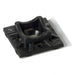 FTH-5A-RT-UVB-M by Essentra Components - CABLE TIE HLDR QUAD ADH BLACK