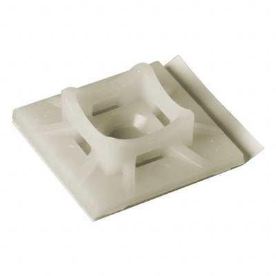 FTH-7A1-RT-M by Essentra Components - CABLE TIE HLDR QUAD ADH NATURAL