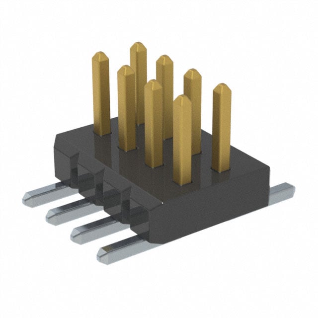 FTM-104-02-F-DV by Samtec Inc. - CONNECTOR HEADER SMD 8POS 1MM