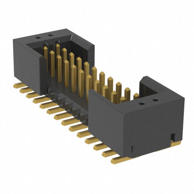 FTM-110-02-G-DV-S-P by Samtec Inc. - CONNECTOR HEADER SMD 20POS 1MM