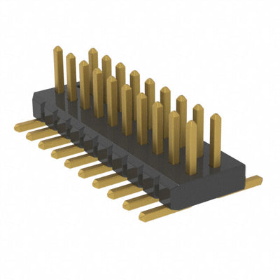 FTM-110-02-G-DV-TR by Samtec Inc. - CONNECTOR HEADER SMD 20POS 1MM