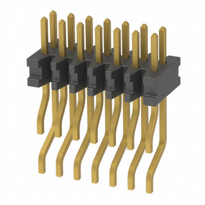 FTMH-107-02-H-DH-TR by Samtec Inc. - CONNECTOR HEADER SMD R/A 14POS 1MM