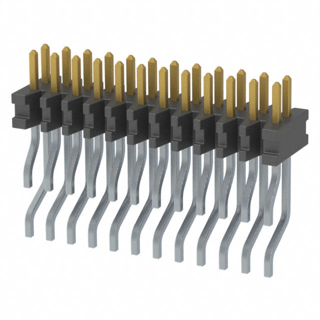 FTMH-112-03-F-DH-K-TR by Samtec Inc. - CONNECTOR HEADER SMD R/A 24POS 1MM