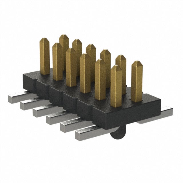 FTS-106-02-F-DV-A by Samtec Inc. - CONNECTOR HEADER SMD 12POS 1.27MM
