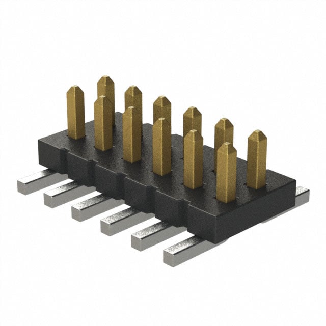 FTS-106-03-F-DV-TR by Samtec Inc. - CONNECTOR HEADER SMD 12POS 1.27MM