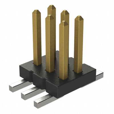 FTS-103-04-LM-DV-TR by Samtec Inc. - CONNECTOR HEADER SMD 6POS 1.27MM