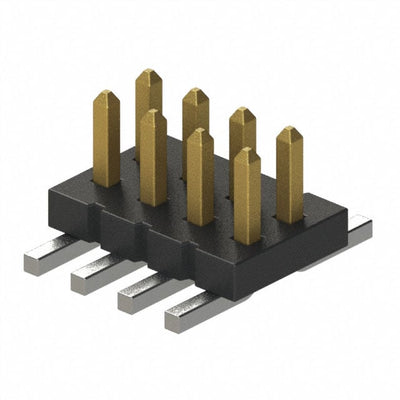 FTS-104-02-FM-DV-TR by Samtec Inc. - CONNECTOR HEADER SMD 8POS 1.27MM