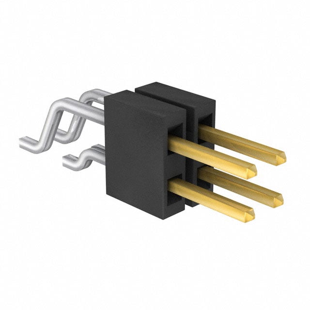 FTSH-102-04-L-DH by Samtec Inc. - CONNECTOR HEADER SMD R/A 4POS 1.27MM