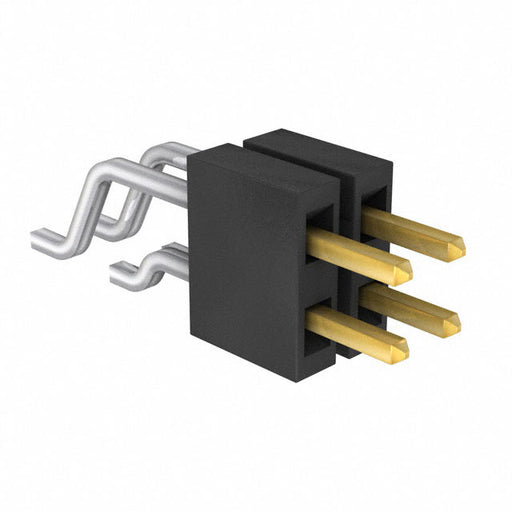 FTSH-102-02-S-DH by Samtec Inc. - CONNECTOR HEADER SMD R/A 4POS 1.27MM