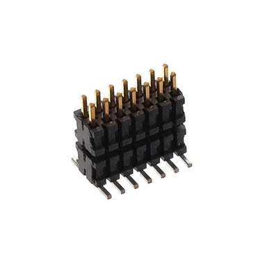 FW-07-03-L-D-242-085-A-P by Samtec Inc. - CONNECTOR HDR 14POS 0.05 STACK SMD