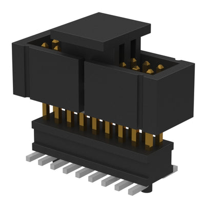 FW-09-03-L-D-290-075-ES-A-P-TR by Samtec Inc. - CONNECTOR HDR 18POS 0.05 STACK SMD