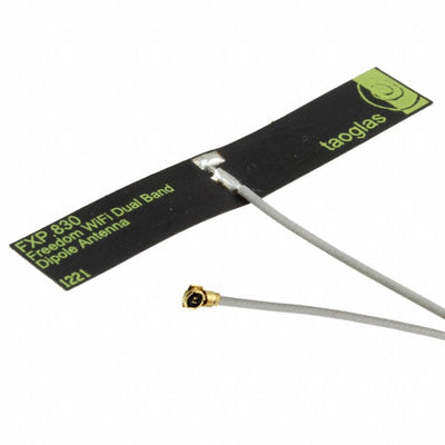 FXP830.24.0100B by Taoglas Limited - RF ANT 2.4GHZ/5.4GHZ FLAT PATCH