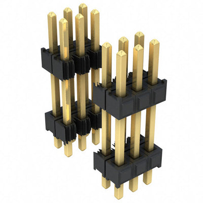 DW-27-11-G-S-600 by Samtec Inc. - CONNECTOR HDR 27POS 0.1 STACK T/H